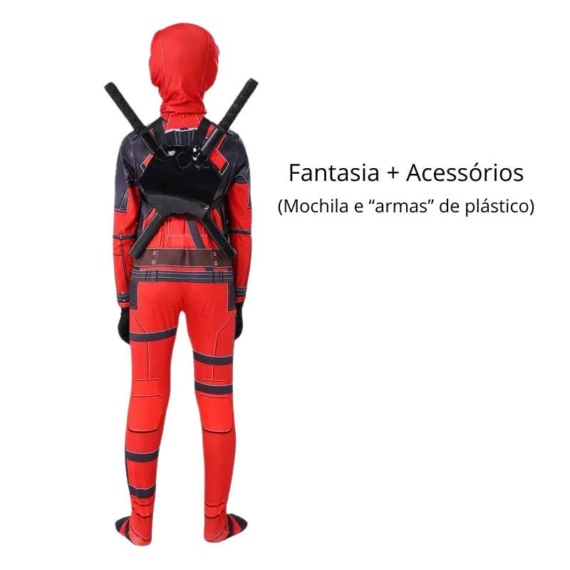 Fantasia Infantil Guerreiro Vermelho do Reino
