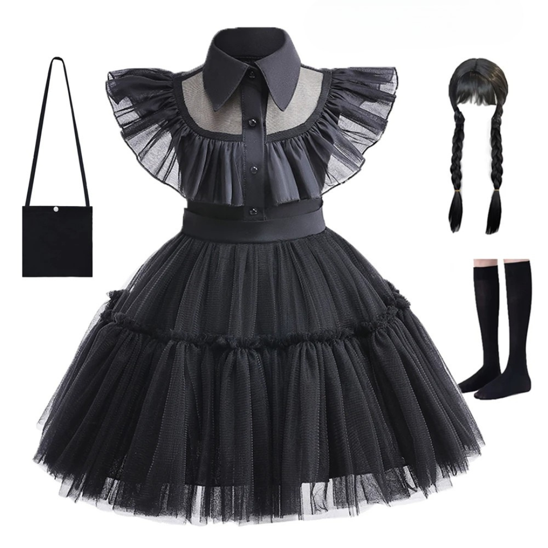 Fantasia Infantil Wandinha Adams