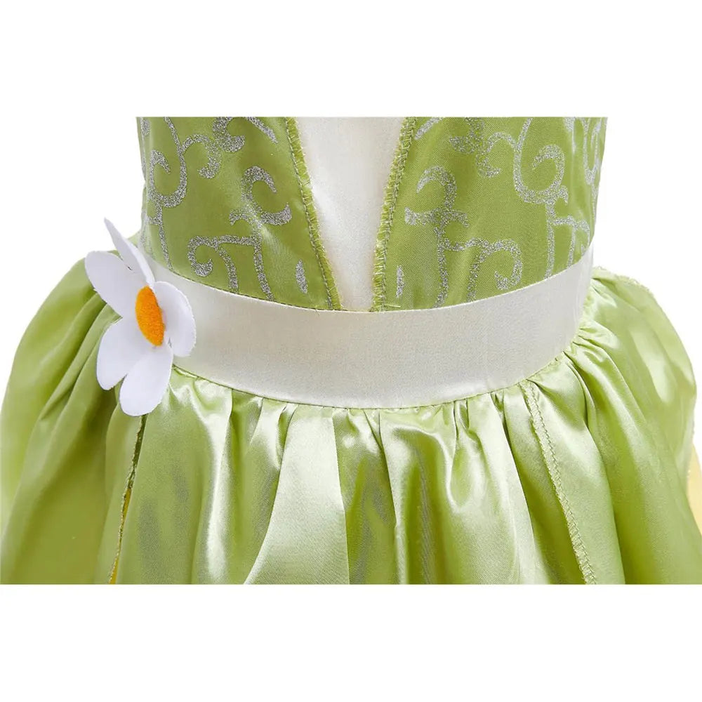 Fantasia Infantil Princesa Verde Encantada – Conjunto Completo