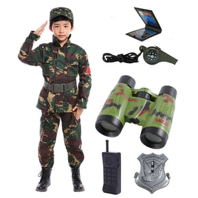 Fantasia Infantil Soldado Camuflado – Conjunto Aventura com Acessórios
