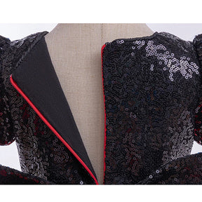 Fantasia Infantil Vermelha Minnie com Paetês