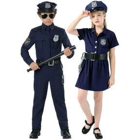 Fantasia Infantil Policial – Conjunto de Aventura para Meninos e Meninas