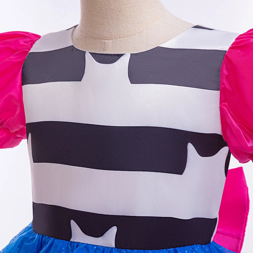 Fantasia Bebê Casinha Encantada da Gatinha – (Vestido com Tule e Tiara)