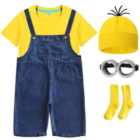 Fantasia Infantil Minion Macacão com Acessórios