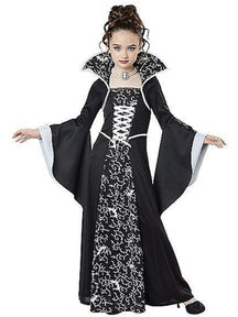 Fantasia Infantil Bruxa e Vampira para Halloween – Vestido para Meninas
