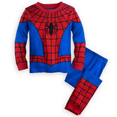 Conjunto Infantil Pijama Cosplay Aranha com Manga Longa
