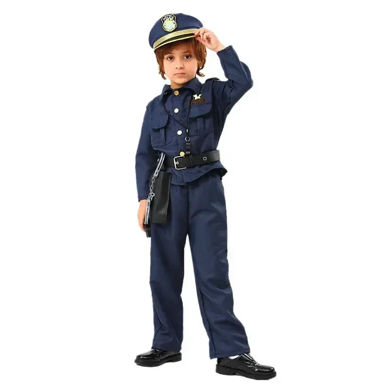 Fantasia Infantil Policial para Halloween – Uniforme para Meninos
