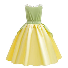 Fantasia Infantil Princesa Verde Encantada – Conjunto Completo