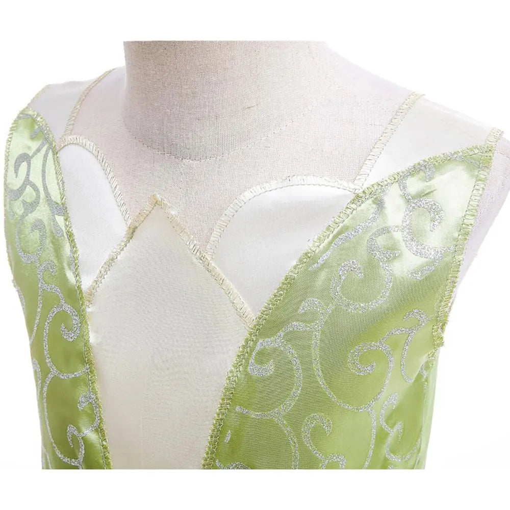 Fantasia Infantil Princesa Verde Encantada – Conjunto Completo