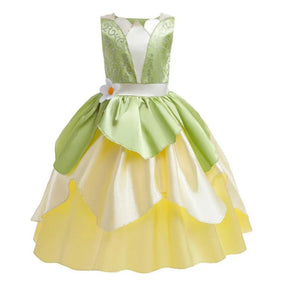 Fantasia Infantil Princesa Verde Encantada – Conjunto Completo
