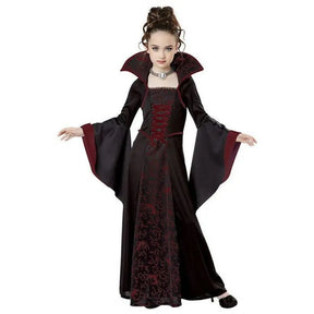 Fantasia Infantil Bruxa e Vampira para Halloween – Vestido para Meninas
