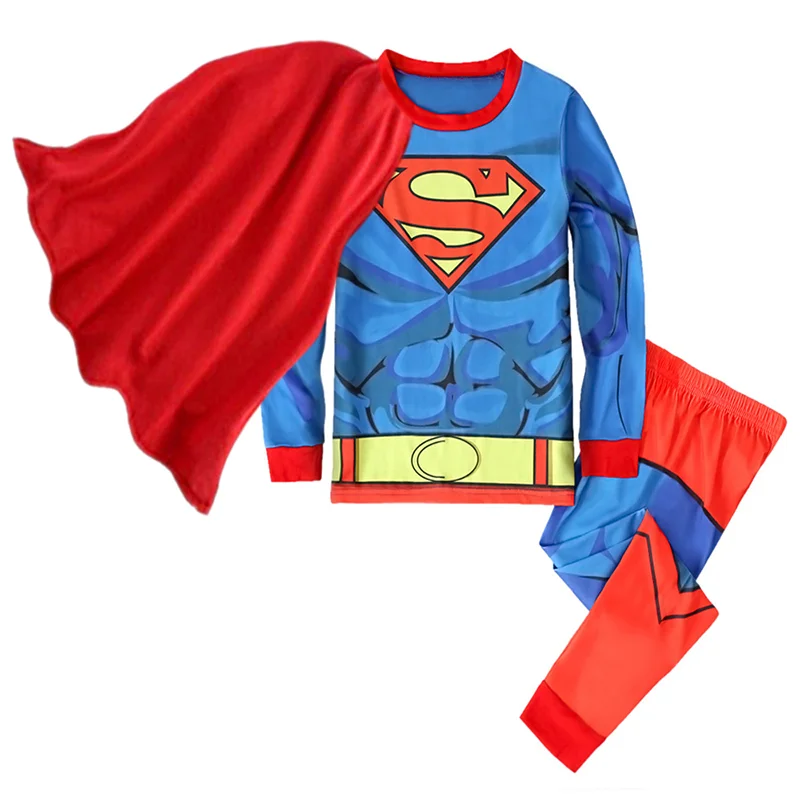 Conjunto Infantil Pijama Cosplay Aranha com Manga Longa
