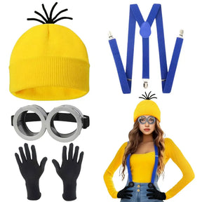 Fantasia Infantil Minion Macacão com Acessórios