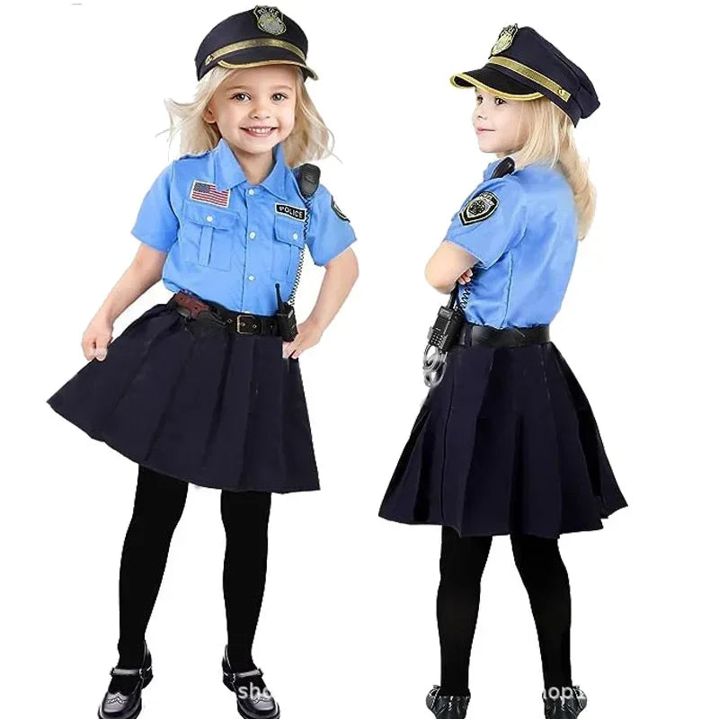 Fantasia Infantil Policial – Uniforme Completo para Festa