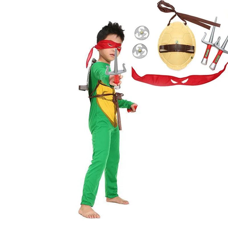 Fantasia Infantil Guerreiro Tartaruga Verde