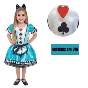 Fantasia Infantil Alice no País das Maravilhas 2
